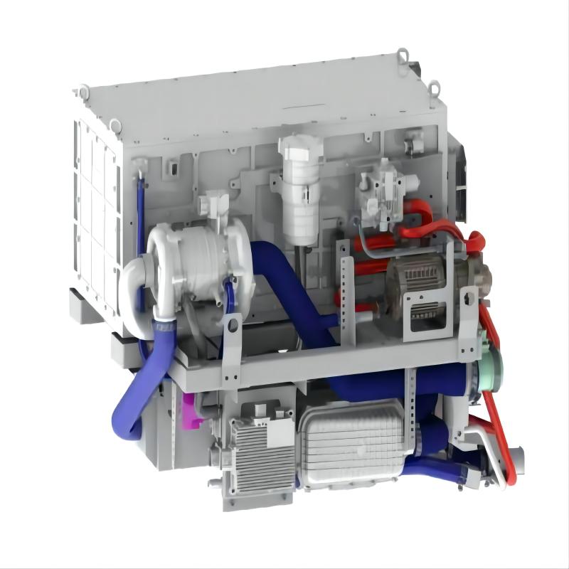 Sistem sel bahan api hidrogen membran pertukaran proton kenderaan 125KW