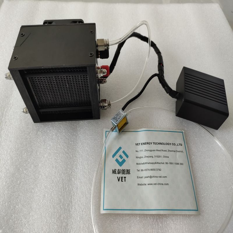 Sel Bahan Api Hidrogen Pemfc 12v Untuk Timbunan Sel Bahan Api Hidrogen Bipolar Logam 100w Dron